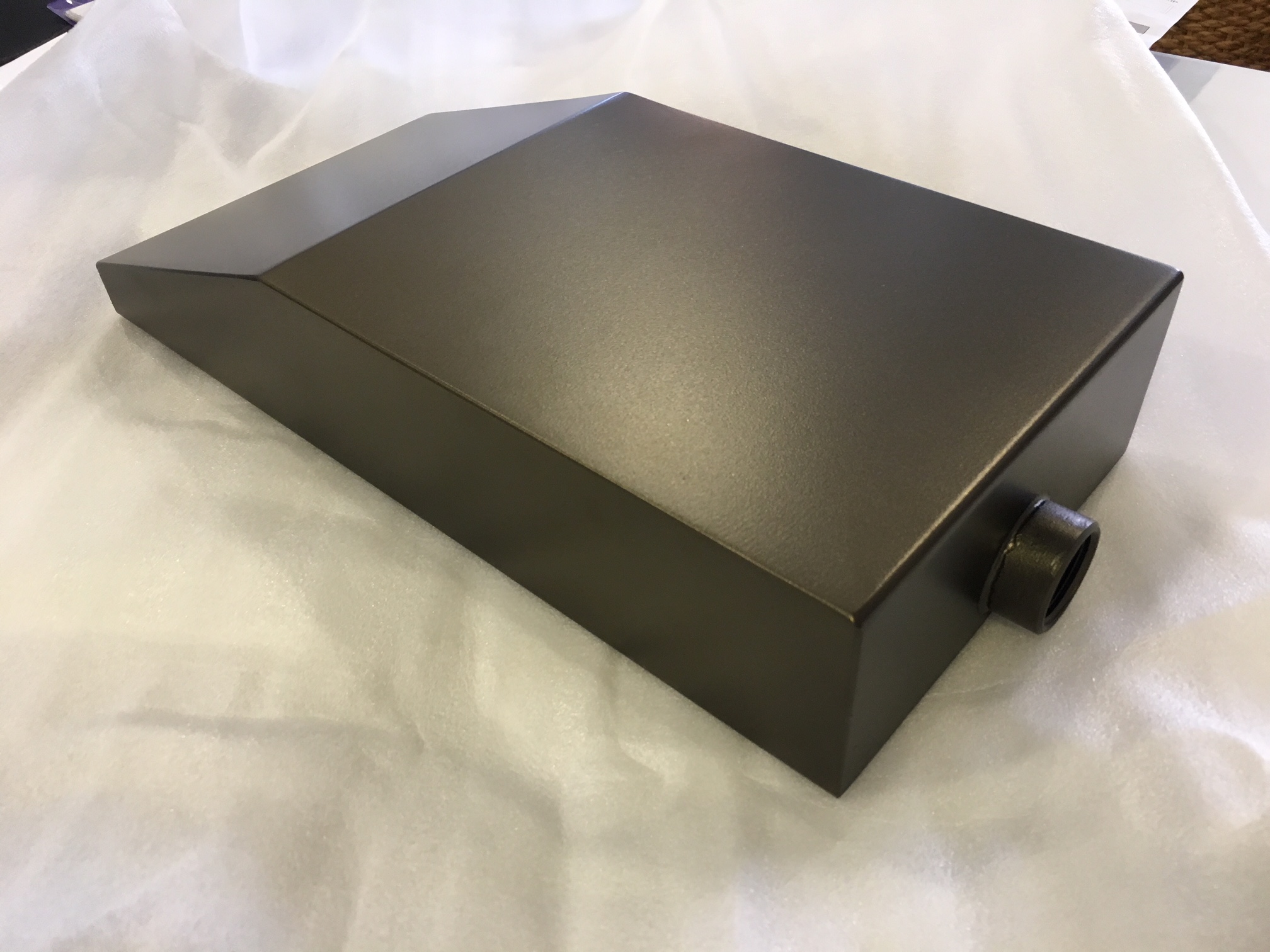 Spout Stainless Steel 80x200x150mm (Rear Entry)